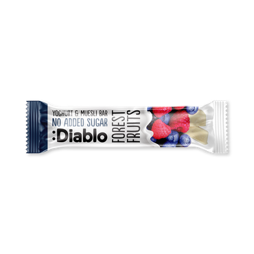 Review of Diablo No Added Sugar Yoghurt Coated Muesli Bar Forest Fruits 30g