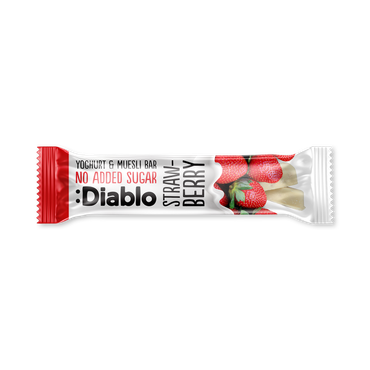 Review of Diablo No Added Sugar Yoghurt Coated Muesli Bar Strawberry 30g