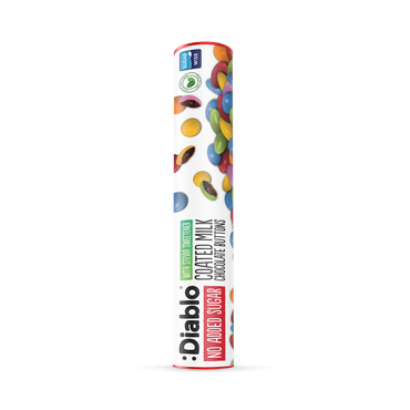 Review of Diablo No Added Sugar Coated Milk Chocolate Buttons - Tube 22g