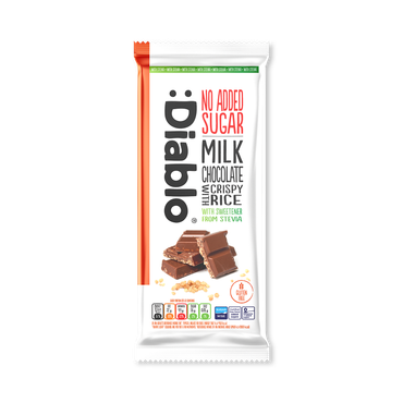 Review of Diablo No Added Sugar Milk Chocolate Bar Crispy Rice 75g