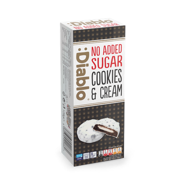 Review of Diablo No Added Sugar Cookies and Cream White Chocolate 128g