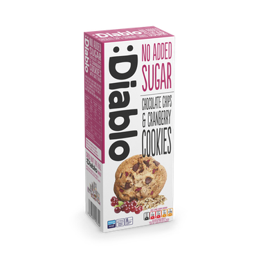 Review of Diablo No Added Sugar Chocolate Chip and Cranberry Cookies 135g