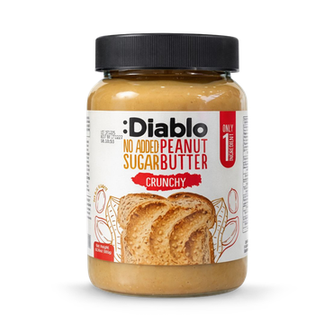 Review of Diablo No Added Sugar Crunchy Peanut Butter 350g