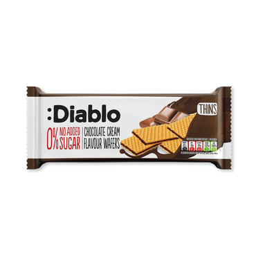 Review of Diablo No Added Sugar Wafer Thins Chocolate Cream Flavour 150g