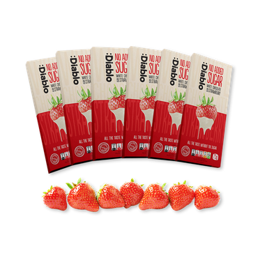 Review of Diablo No Added Sugar White Chocolate Bar Strawberry 75g Pack of 6