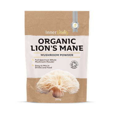 Review of Inner Vitality Organic Lions Mane Mushroom Powder 200g