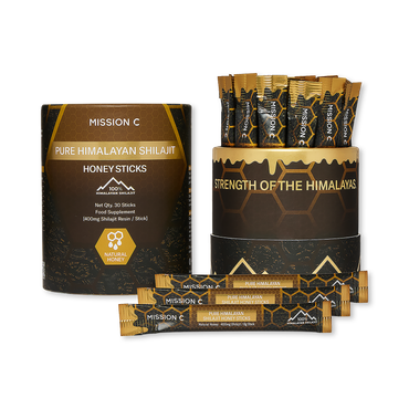 Review of Mission C Pure Himalayan Shilajit Resin Honey Sticks with Natural Honey & Saffron - 30 Pack