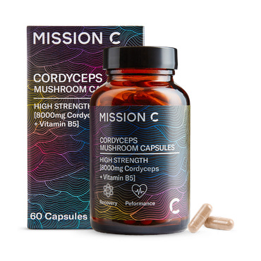 Review of Mission C Cordyceps Capsules 8000mg with Vitamin B5 60 Vegan Capsules