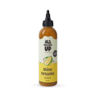 Review of Miso Sesame Salad Dressing, All Dressed Up Dressings, 250ml Squeezy Bottle