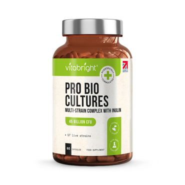 Review of VitaBright Probiotic Complex 17 Strains - 45 Billion CFUs per Serving - 60 Capsules