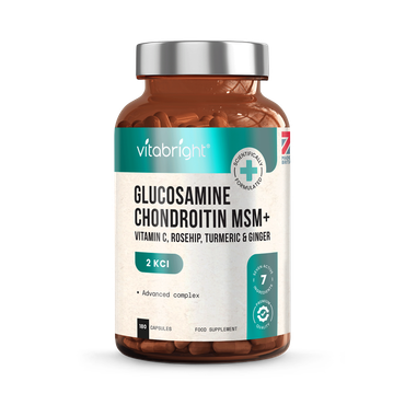 Review of VitaBright Glucosamine, Chondroitin MSM 7-in-1 Complex - 2127mg per Serving - 180 Capsules
