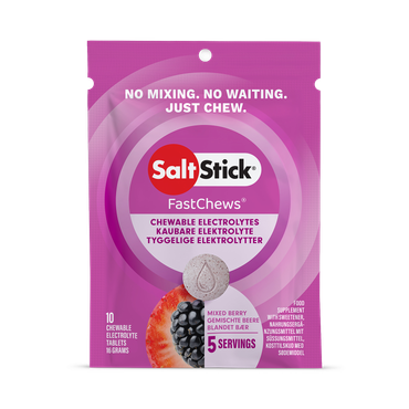 Review of SaltStick Fastchews Mixed Berry 10 Chewables Tablets