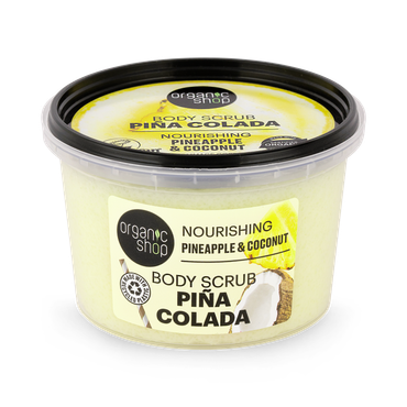 Review of Organic Shop Nourishing Pina Colada Body Scrub Pineapple & Coconut 250ml