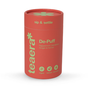 Review of Teaera De-puff Loose Leaf Tea – Peppermint, Dandelion & Ginger - 30 Serving