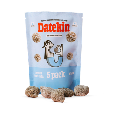 Review of Datekin Coconut Covered Date Balls filled with Tahini 5 x 15g