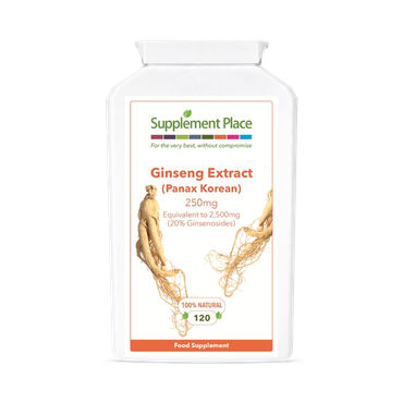 Review of Supplement Place Panax Korean Ginseng Equiv. to 2,500mg | 20% Ginsenosides | 120 Capsules