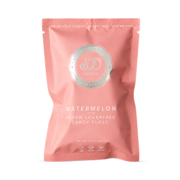 Review of SweetDoughThings Vegan Friendly Sugar Free Candy Floss Watermelon Flavour 12g