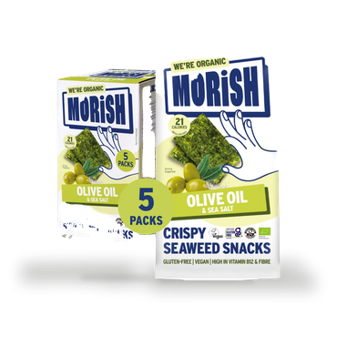 Review of Morish Snacks Organic Olive Oil Seaweed Snacks 5x4g