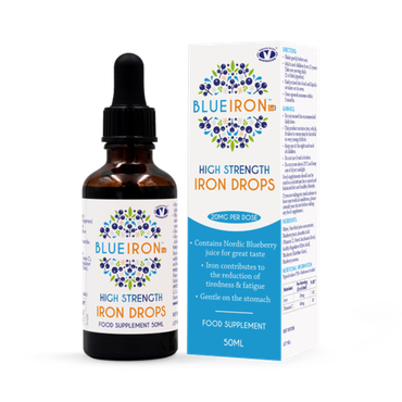 Review of Blue Iron High Strength Iron Drops Blueberry 20 mg 50 ml