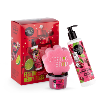 Review of Organic Shop Festive Berry Bliss Body Care Gift Set 280ml/100ml
