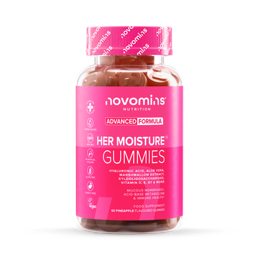 Review of Novomins Her Moisture Pineapple 60 Gummies