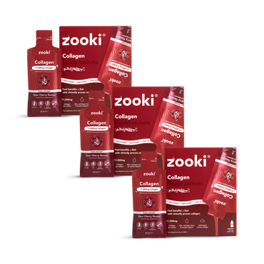 Review of Zooki Super Strength Marine Collagen 11,000mg Sour Cherry Flavour 90 Sachets Bundle