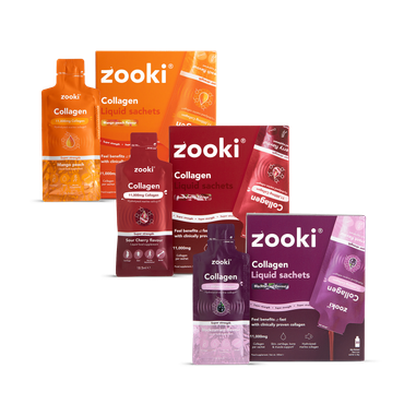 Review of Zooki Super Strength Marine Collagen 11,000mg Mixed Flavours 90 Sachets Bundle