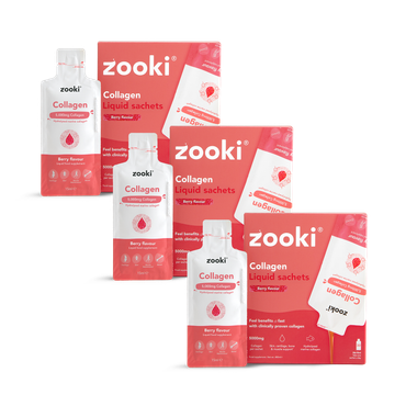 Review of Zooki Marine Collagen 5,000mg Berry Flavour 90 Sachets Bundle
