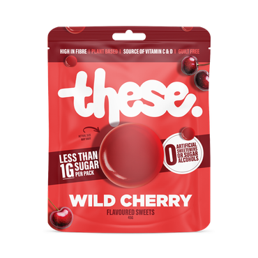 Review of THESE Sweets - Ultra low sugar gummies - Wild Cherry 45g