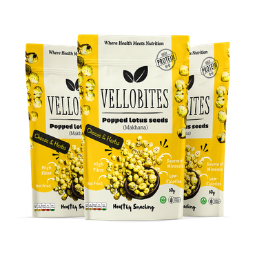 Review of Vellobites Cheese & Herbs Popped Lotus Seeds Bundle 50g x 3 Packs