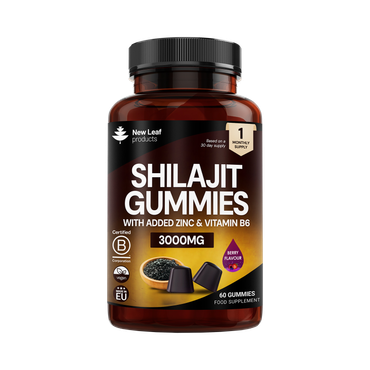 Review of New Leaf Products Shilajit Gummies Enriched with Zinc & Vitamin B6 60 Gummies