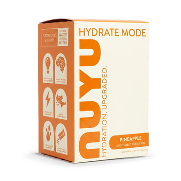 Review of NUYU Hydrate Mode Pineapple Electrolytes 30 Sachets