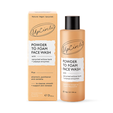 Review of UpCircle Powder to Foam Face Wash with Willow Bark + Papaya Enzymes