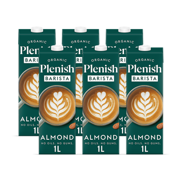 Review of Plenish Organic Barista Almond Milk 6x 1L