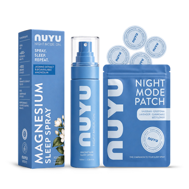Review of NUYU Magnesium Sleep Spray + 30 Night Mode Patches with Jasmine & Audio Magnesium® 100ml