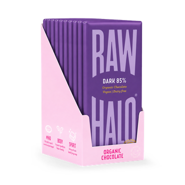 Review of Dark 85% Organic Vegan Chocolate Bars 10x70g