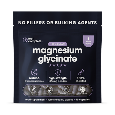 Review of Feel Complete Magnesium Glycinate - High Strength 1364mg - 100% Clean - 90 capsules