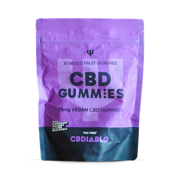 Review of CBDIABLO 25mg vegan CBD gummies