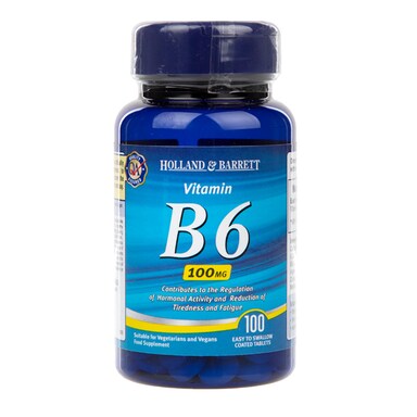 Holland & Barrett Vitamin B6 100 Tablets 100mg