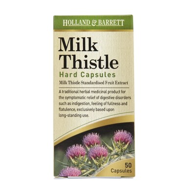 Holland & Barrett Milk Thistle 50 Capsules