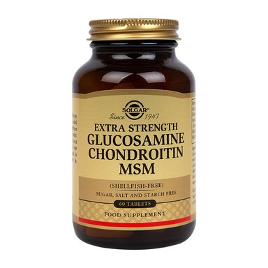 Solgar Extra Strength Glucosamine Chondroitin MSM 60 Tablets