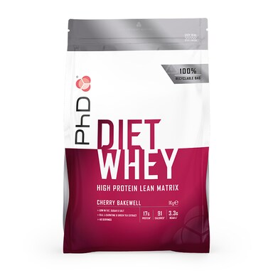 PhD Nutrition Diet Whey Protein Powder Cherry Bakewell 1000g