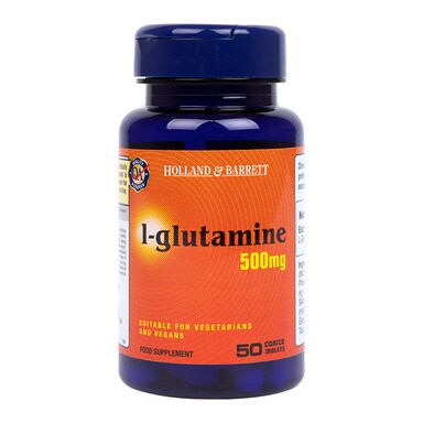 Holland & Barrett l-glutamine 50 Tablets 500mg
