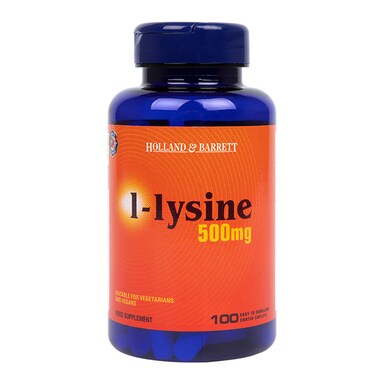 Holland & Barrett L-Lysine 100 Tablets 500mg
