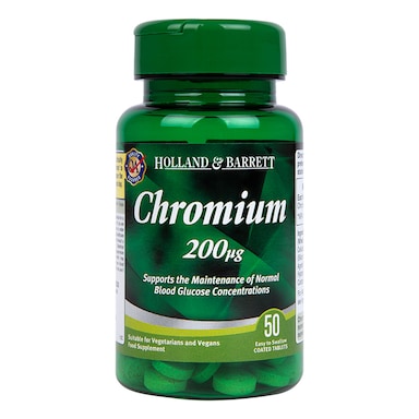 Holland & Barrett Chromium 50 Tablets 200ug