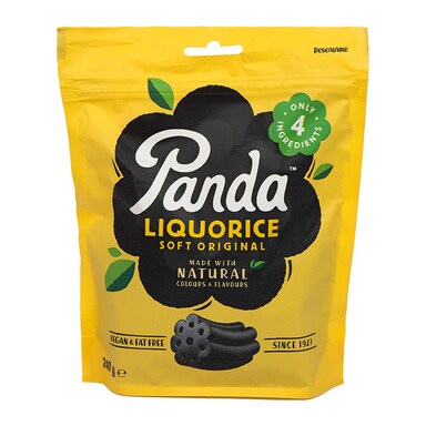 Panda All Natural Soft Liquorice 240g Bag