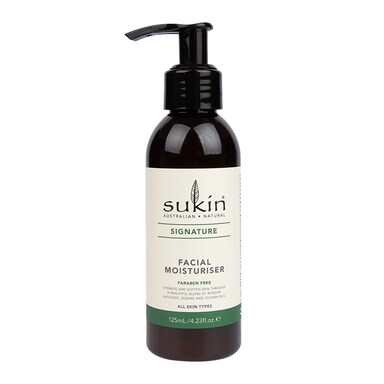 Sukin Facial Moisturiser Pump 125ml