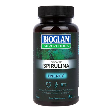 Bioglan Superfoods Organic Spirulina 60 Capsules