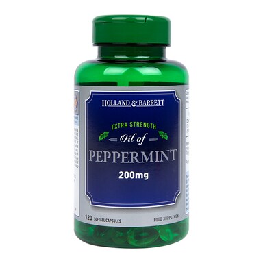 Holland & Barrett Extra Strength Oil of Peppermint 120 Capsules 200mg