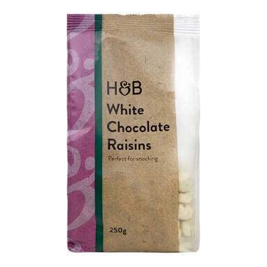Holland & Barrett White Chocolate Raisins 250g